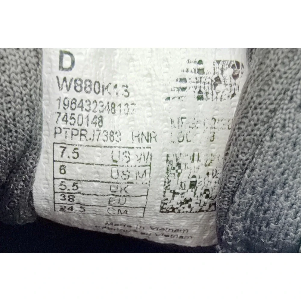New Balance Fresh Foam X 880v13 Women 7.5 Wide Grey Good Running Shoes W880K13